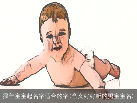 猴年宝宝起名字适合的字(含义好好听的男宝宝名)