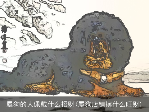 属狗的人佩戴什么招财(属狗店铺摆什么旺财)