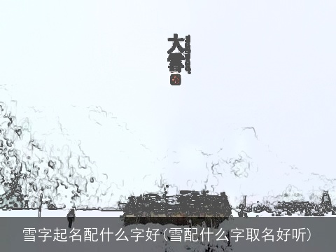 雪字起名配什么字好(雪配什么字取名好听)