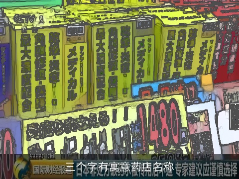 三个字有寓意药店名称