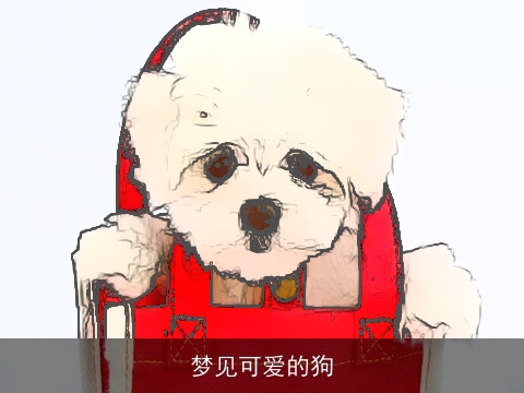 梦见可爱的狗