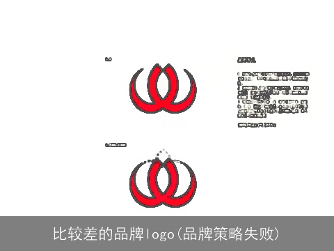 比较差的品牌logo(品牌策略失败)