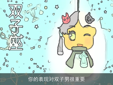 你的表现对双子男很重要