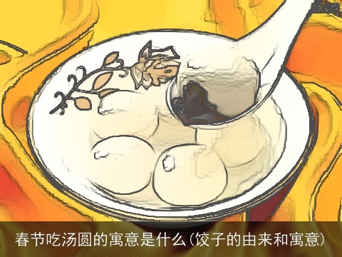 春节吃汤圆的寓意是什么(饺子的由来和寓意)