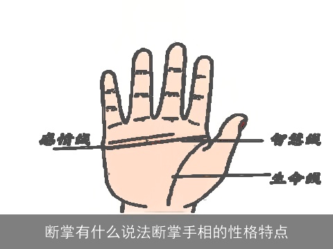 断掌有什么说法断掌手相的性格特点
