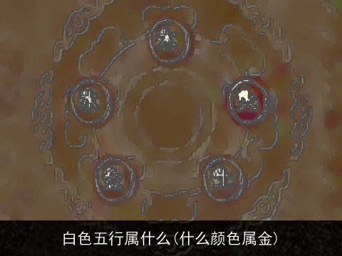 白色五行属什么(什么颜色属金)