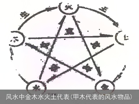 风水中金木水火土代表(甲木代表的风水物品)