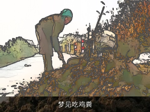 梦见吃鸡粪
