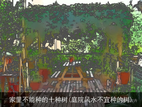 家里不能种的十种树(庭院风水不宜种的树)