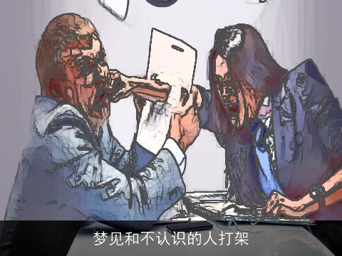 梦见和不认识的人打架