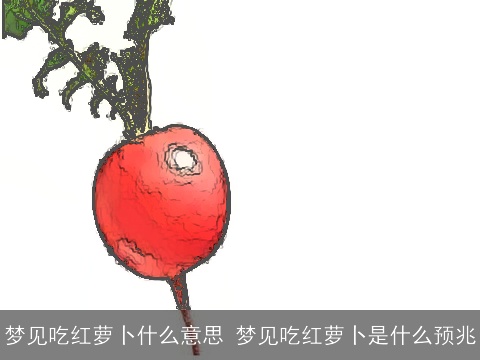 梦见吃红萝卜什么意思 梦见吃红萝卜是什么预兆
