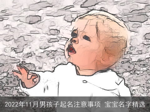 2022年11月男孩子起名注意事项 宝宝名字精选