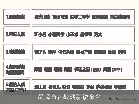 品牌命名战略新说命名