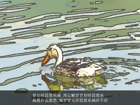 梦见听琵琶乐曲_周公解梦梦到听琵琶乐曲是什么意思_做梦梦见听琵琶乐曲好不好