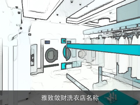 雅致敛财洗衣店名称