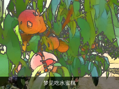 梦见吃水蜜桃