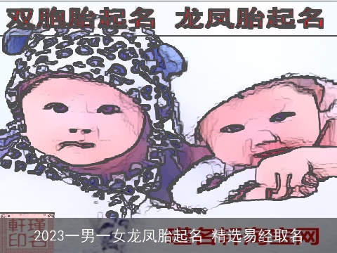 2023一男一女龙凤胎起名 精选易经取名