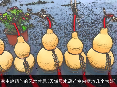 家中放葫芦的风水禁忌(天然风水葫芦室内摆放几个为好)
