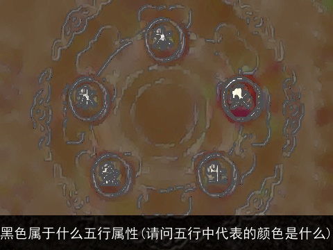 黑色属于什么五行属性(请问五行中代表的颜色是什么)