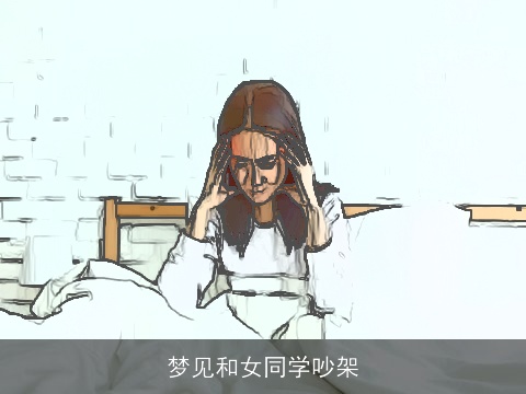 梦见和女同学吵架