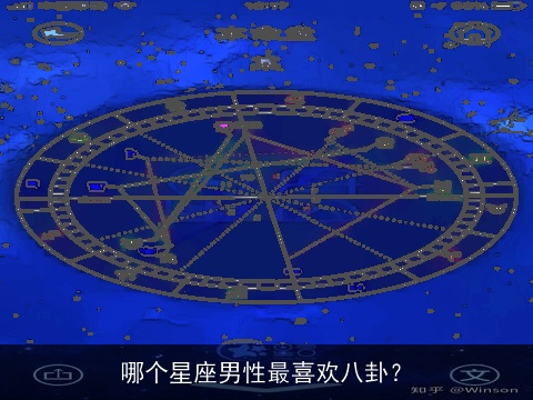 哪个星座男性最喜欢八卦？