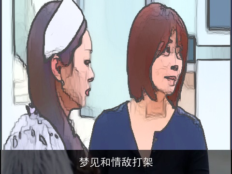 梦见和情敌打架