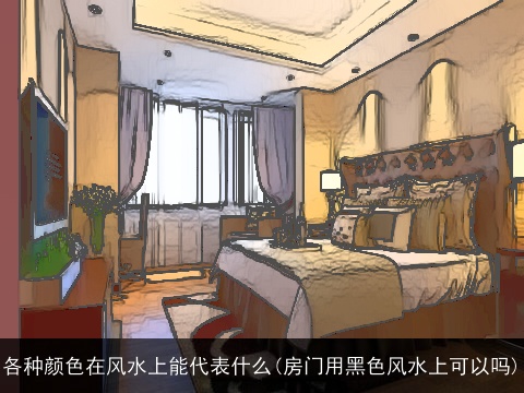 各种颜色在风水上能代表什么(房门用黑色风水上可以吗)