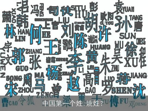 中国第一个姓:姚姓？