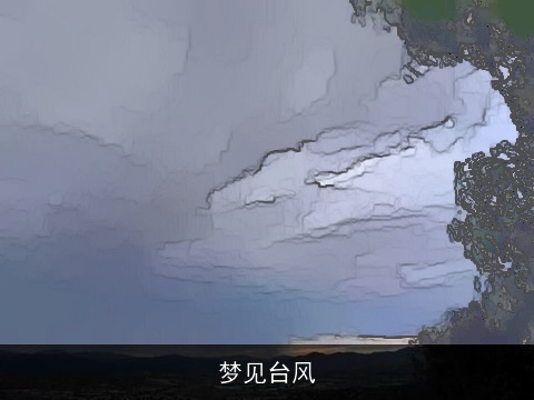 梦见台风
