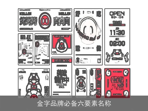 金字品牌必备六要素名称