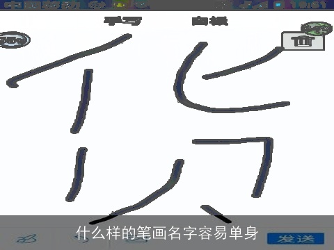 什么样的笔画名字容易单身