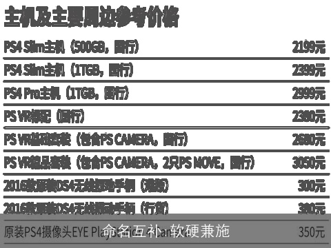 命名互补:软硬兼施