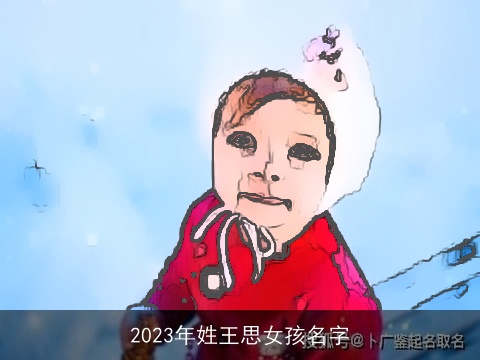 2023年姓王思女孩名字