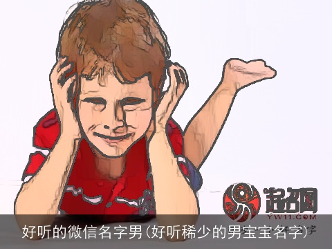 好听的微信名字男(好听稀少的男宝宝名字)
