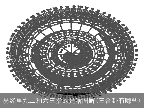 易经里九二和六三指的是啥图解(三合卦有哪些)