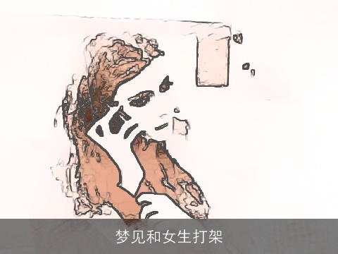 梦见和女生打架