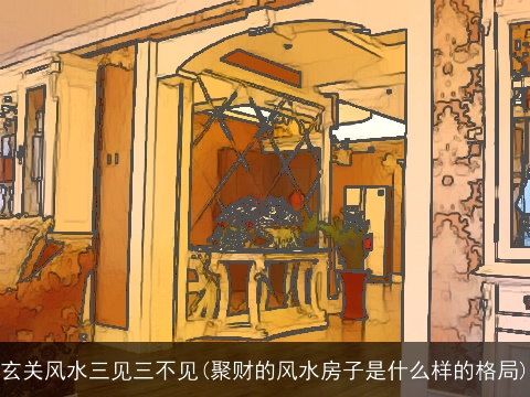玄关风水三见三不见(聚财的风水房子是什么样的格局)