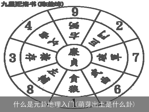 什么是元卦地理入门(萌芽出土是什么卦)