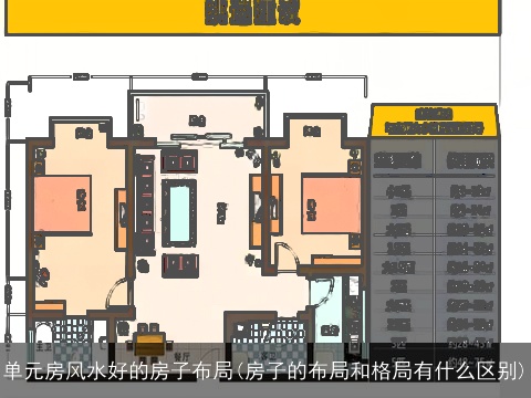 单元房风水好的房子布局(房子的布局和格局有什么区别)