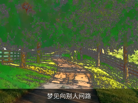 梦见向别人问路
