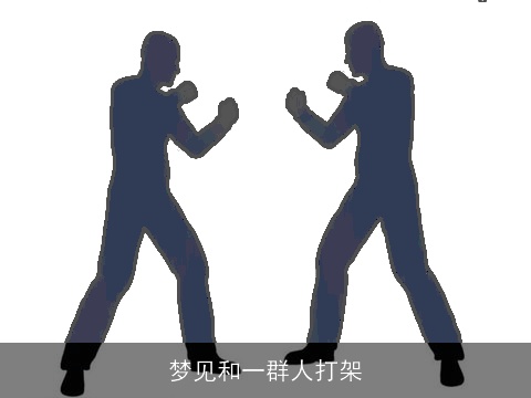 梦见和一群人打架