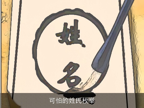 可怕的姓氏枚举