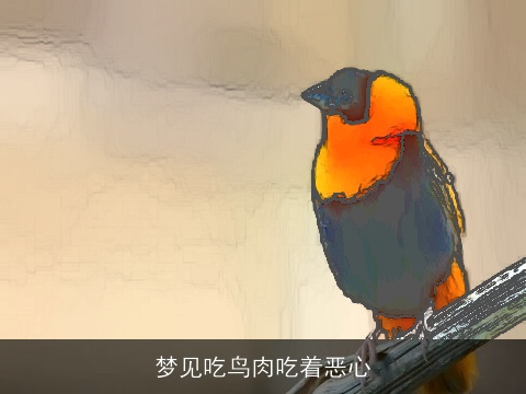 梦见吃鸟肉吃着恶心