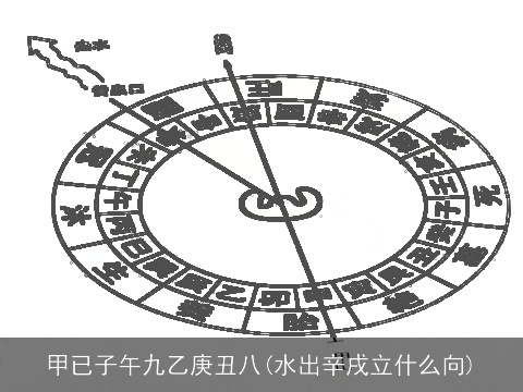 甲已子午九乙庚丑八(水出辛戌立什么向)