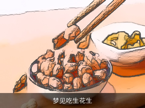 梦见吃生花生