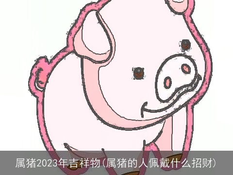 属猪2023年吉祥物(属猪的人佩戴什么招财)