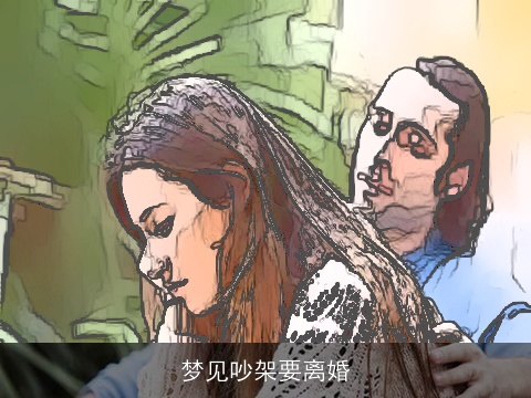 梦见吵架要离婚