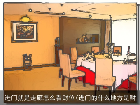 进门就是走廊怎么看财位(进门的什么地方是财