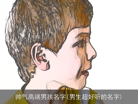 帅气高端男孩名字(男生超好听的名字)