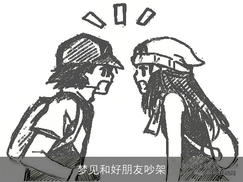 梦见和好朋友吵架